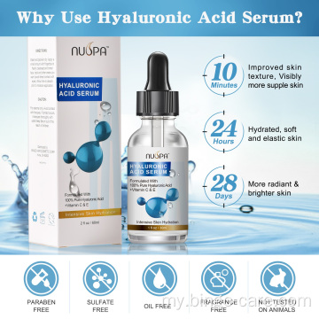 Hyaluronic Acid Serum သည် အိုမင်းရင့်ရော်မှုကို နှောင့်နှေးစေပါသည်။